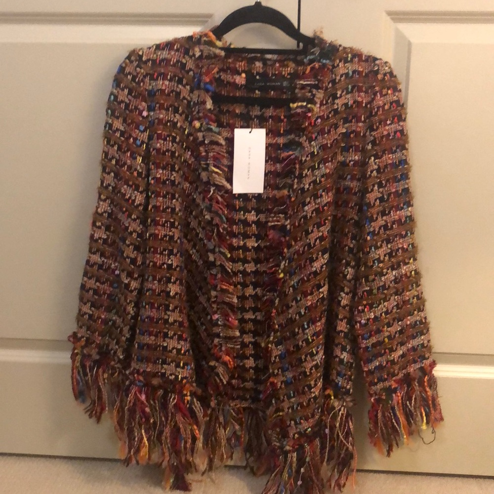 Zara quilt blazer